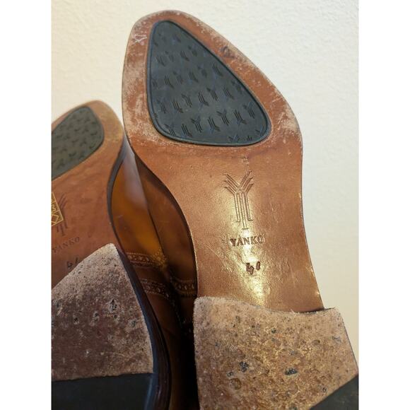 Yanko Semi brogue light brown size 4.5 - Picture 4 of 9